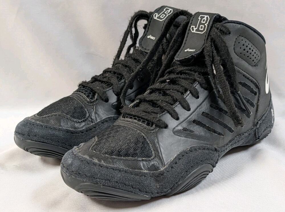ASICS JB Elite III 3 Youth Kids Wrestling Shoes Black Size 13K C736N